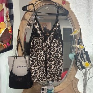 Victoria's Secret Animal Print Lace Dress